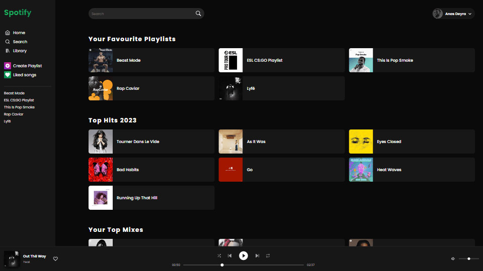 Spotify Clone