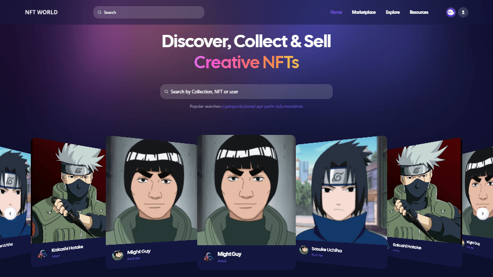 Solana NFT marketplace